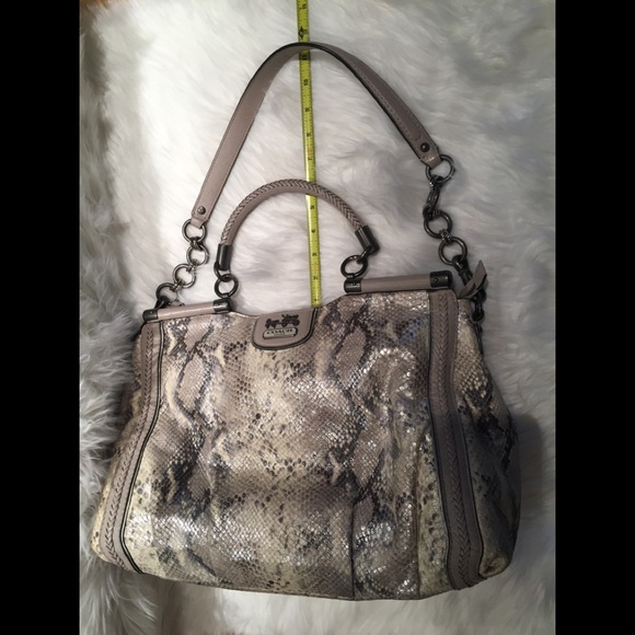 Coach Bags Coach Limited Edition Grey Python Snakeskin Purse Poshmark